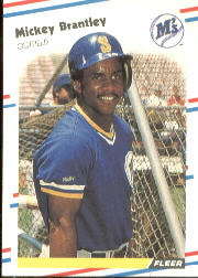 1988 Fleer Baseball Cards      371     Mickey Brantley
